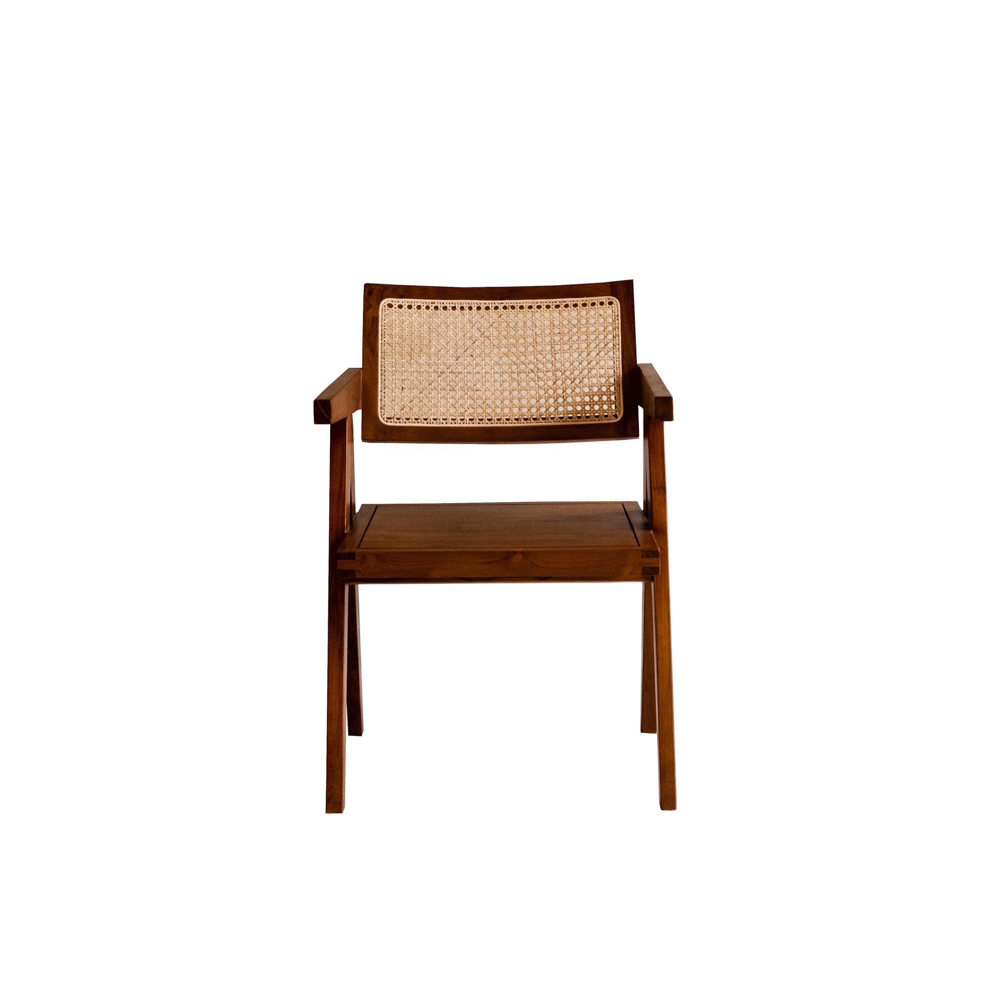 walnut briel teakwood dining chair