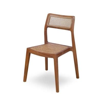 natural teak wood dining chair martin