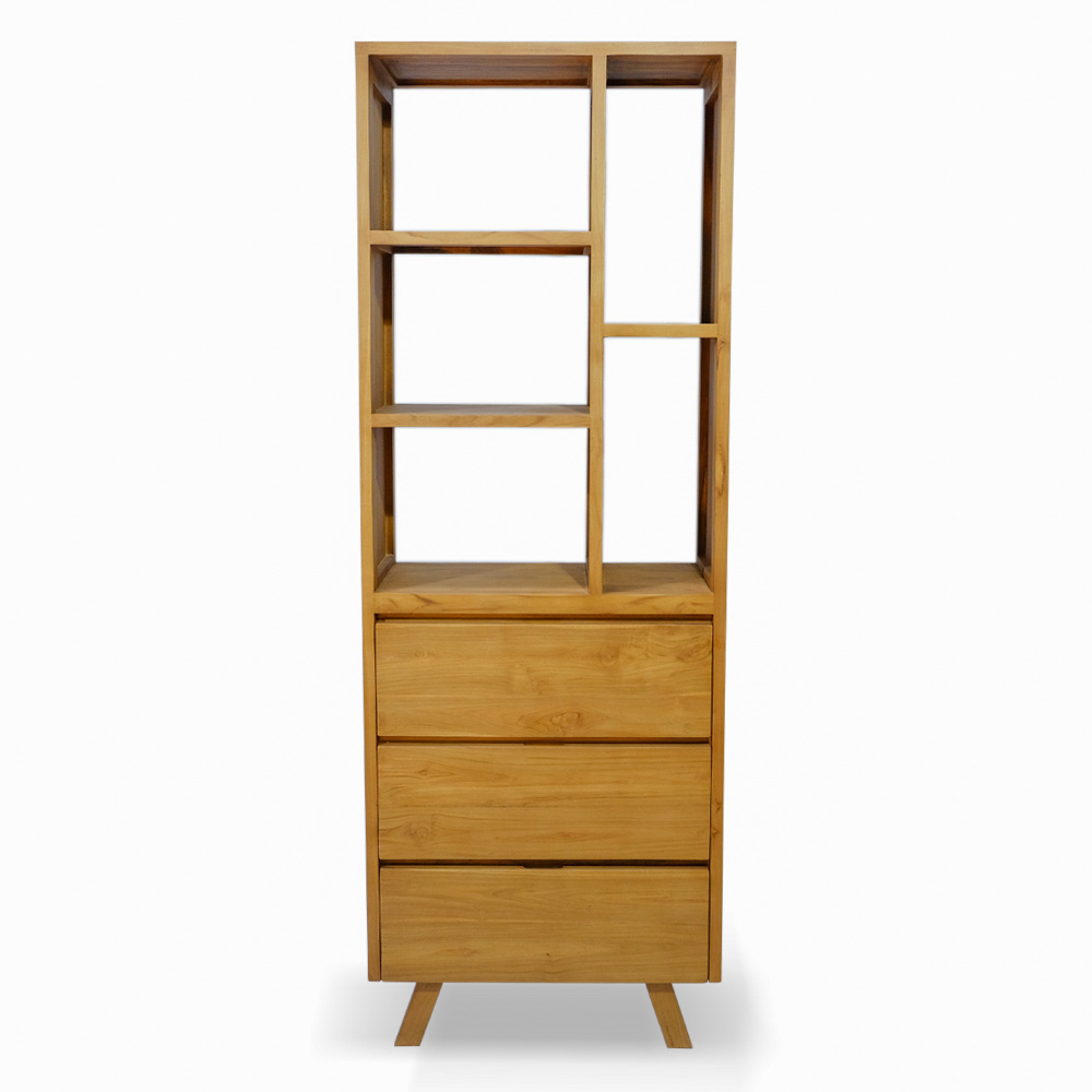 teakwood-irene-bookcase-front-side teakwood irene bookcase front side