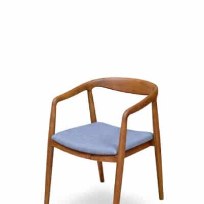 teakwood lyn dining chair side view