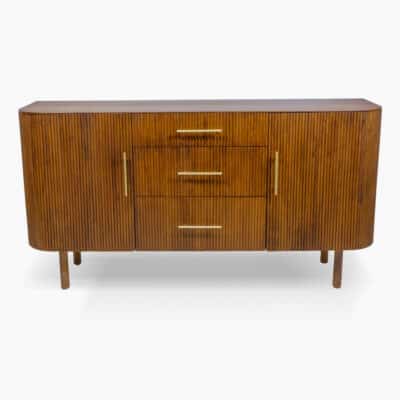teak wood side board walnut finish nadya