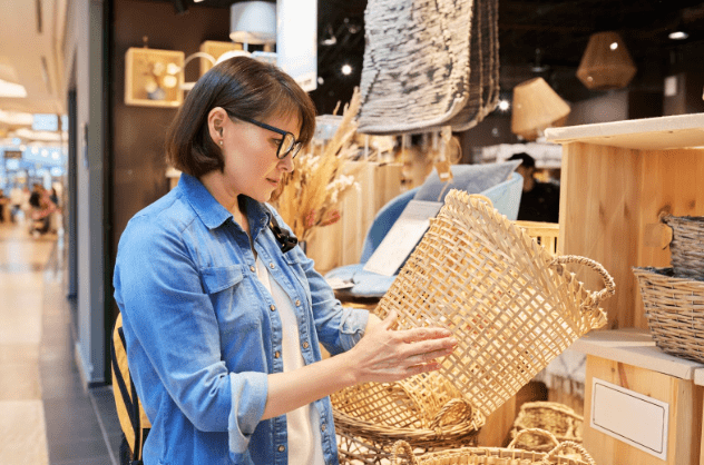 people buying rattan stuff